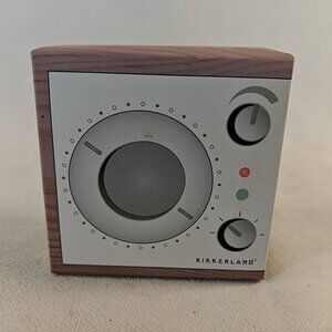 Kikkerland Paper AUX Speaker US53 Wood Radio Slide-Out Speaker Brown White 3.5mm